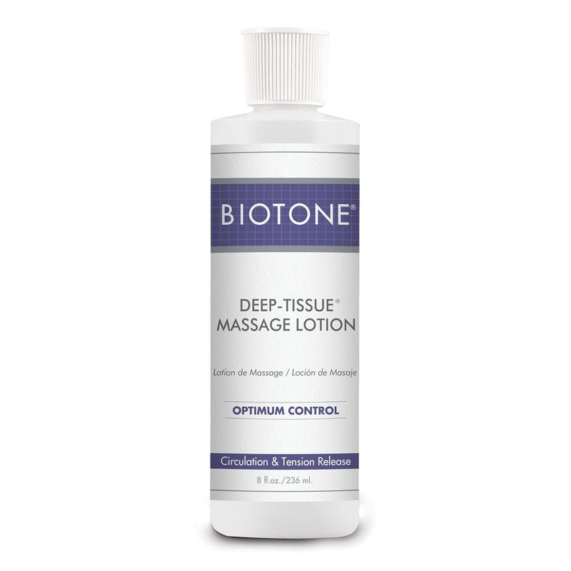 Biotone Deep Tissue Massage Lotion, Rich Texture, Lasting Glide, Use for Swedish, Trigger Point, Sports, and Deep Tissue, Smooth Application, Unscented - Image 1
